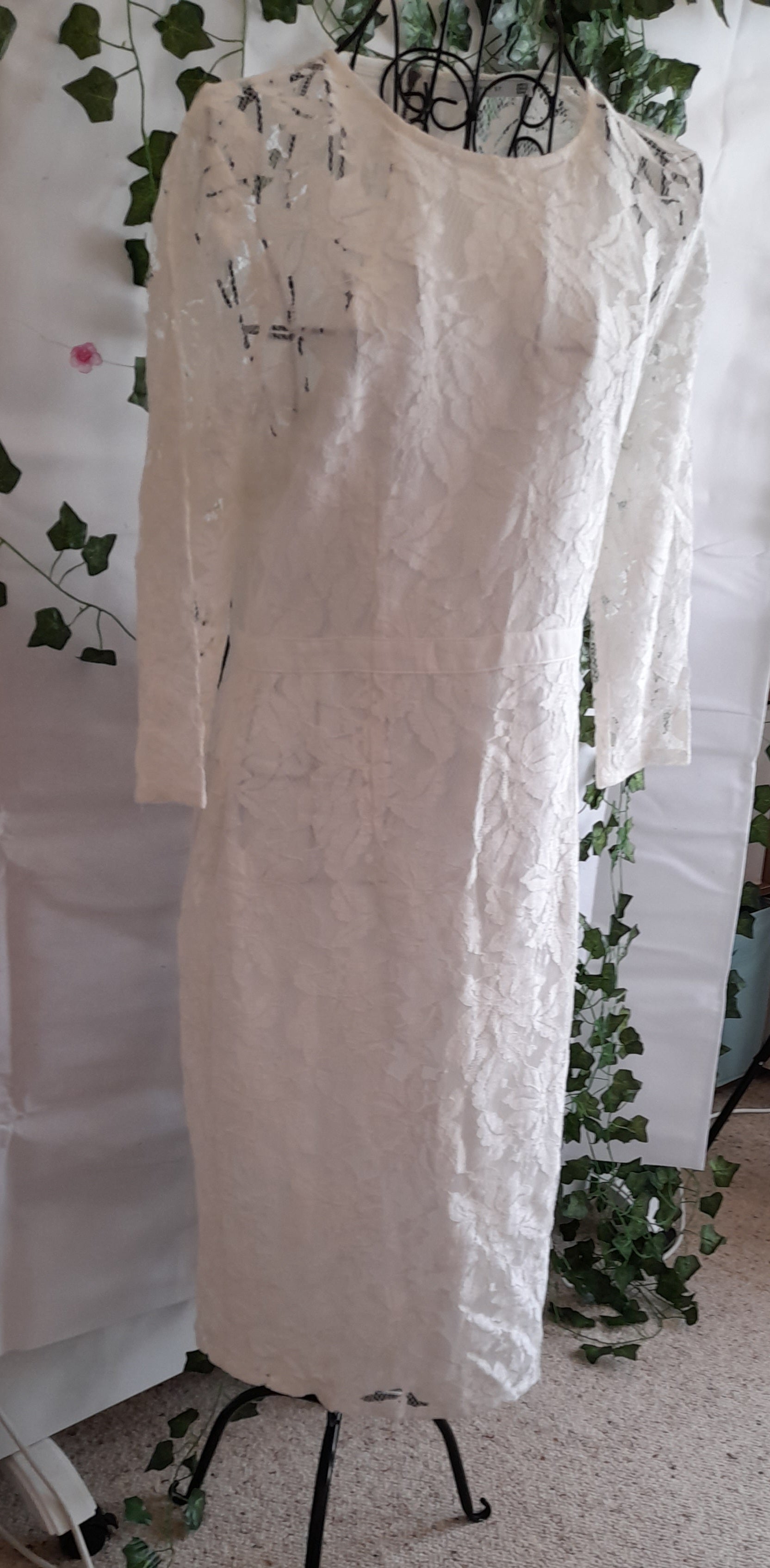 cooper st white lace dress Broderie Lace V-Neck Dress (White) Holland Cooper