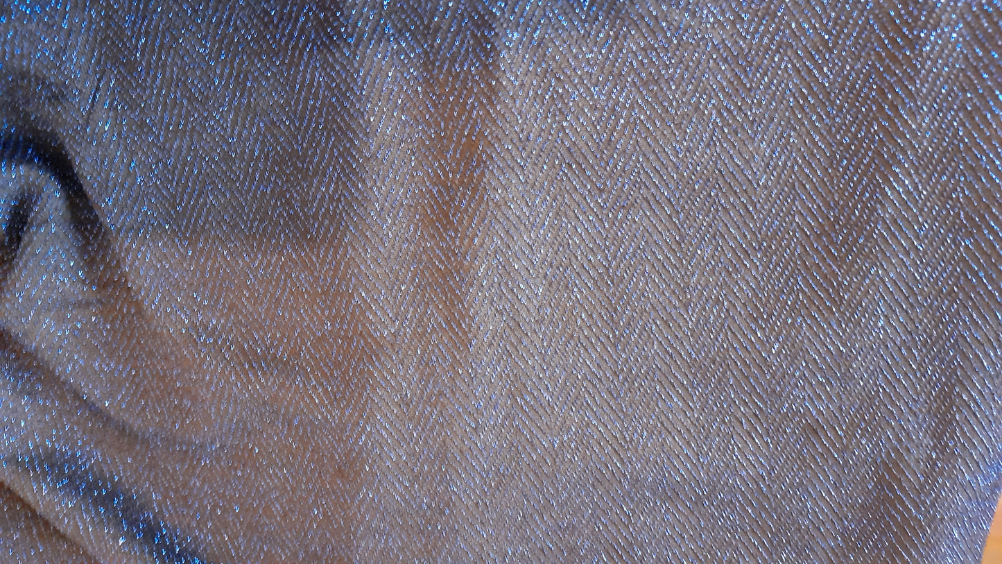 Dress - Liz Jordan Black & Blue Sparkle Evening Size 14