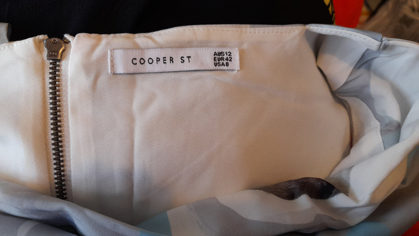 Dress - Cooper Street Grey & Splash Size 12
