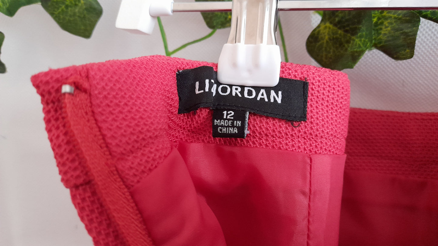 Skirt - Liz Jordan Coral Size 12