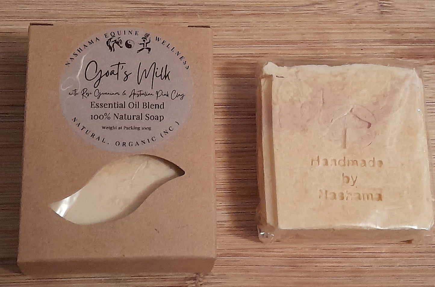 Goat's Milk with Australian Pink Clay & Rose Geranium Essential Oil Soap