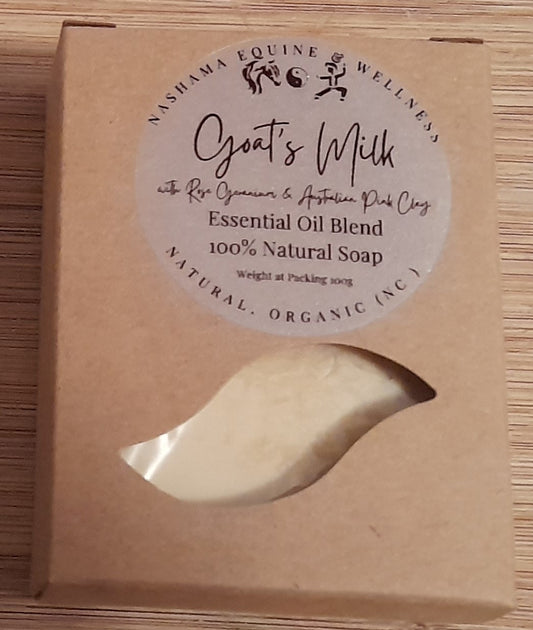 Goat's Milk with Australian Pink Clay & Rose Geranium Essential Oil Soap