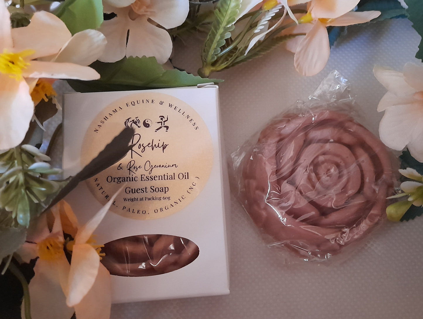 Rosehip & Rose Geranium Paleo Guest Soap
