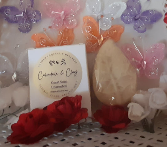 Calendula & Clay Unscented Guest Soap