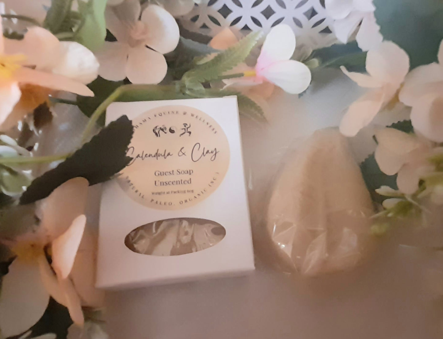 Calendula & Clay Unscented Guest Soap