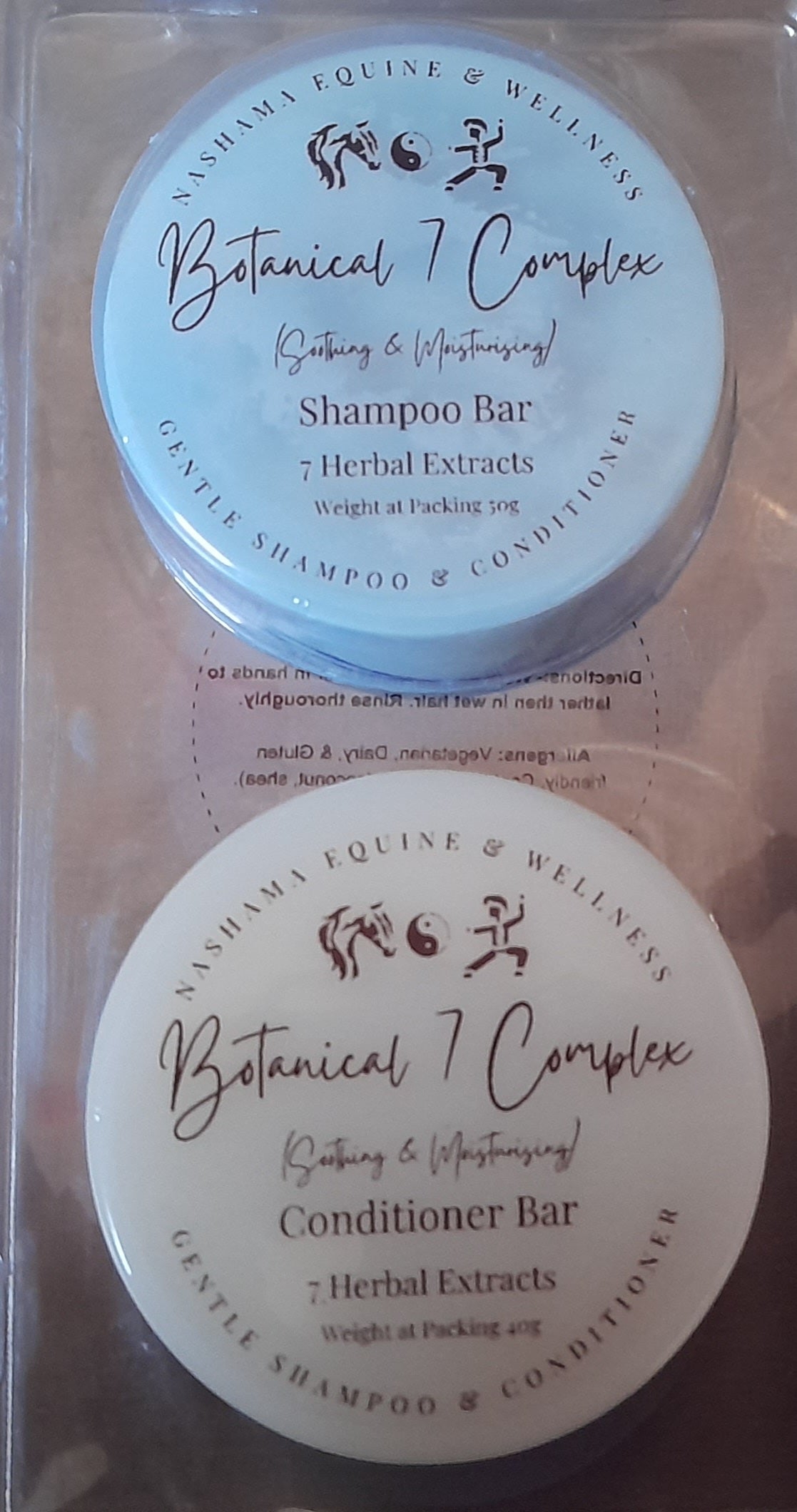 Tranquility Botanical Complex 7 Shampoo & Conditioner Bars