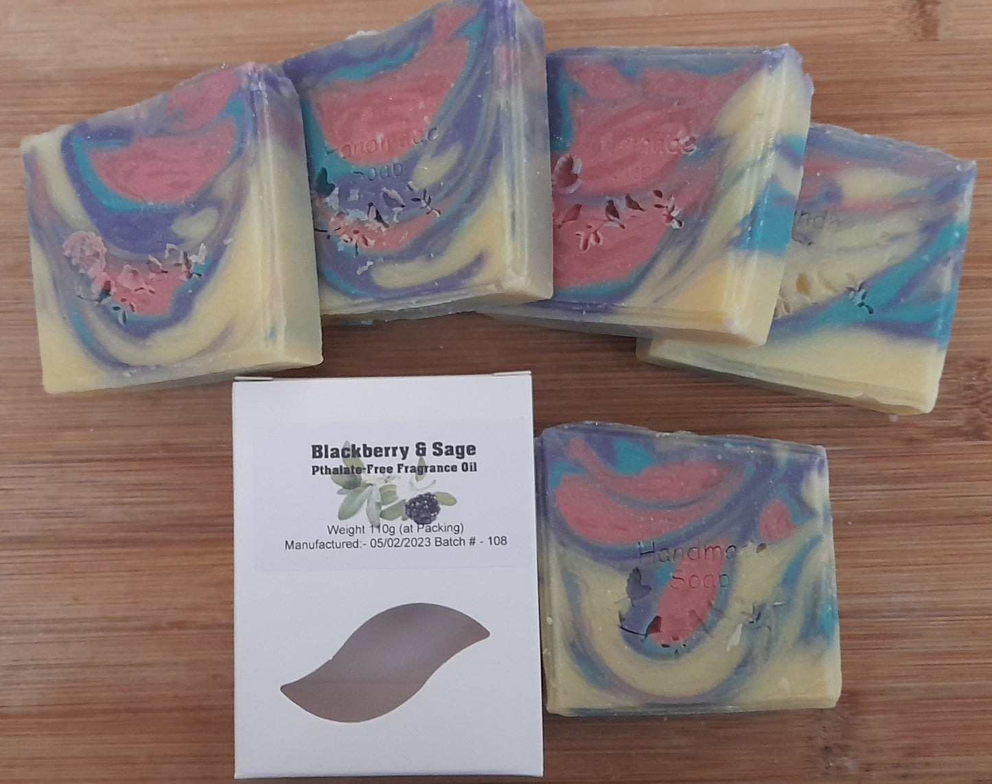 Blackberry & Sage Fragrance Oil Soap
