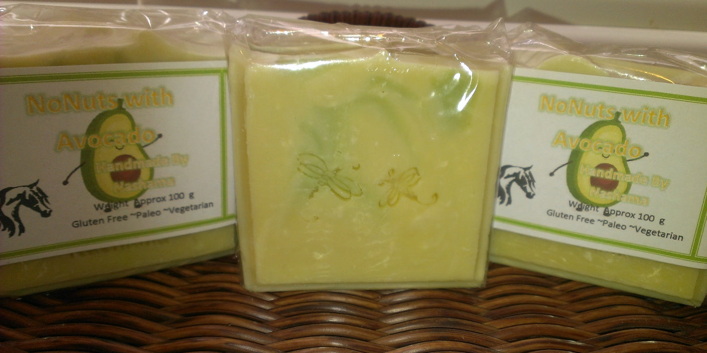 NoNuts Avocado Unscented Paleo Soap