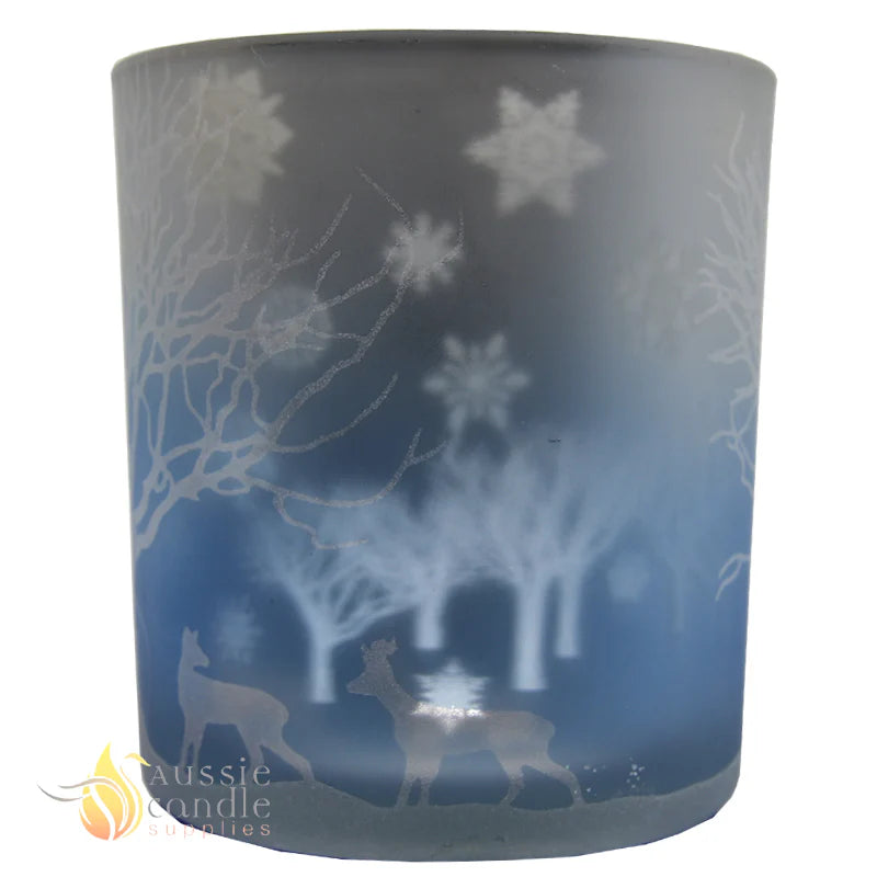 Votive Candle Jar - Christmas