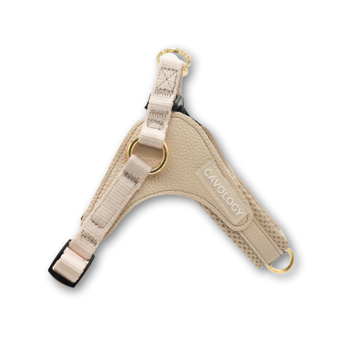 CAVOLOGY EASY-O STEP IN HARNESS - Vanilla Cream: M