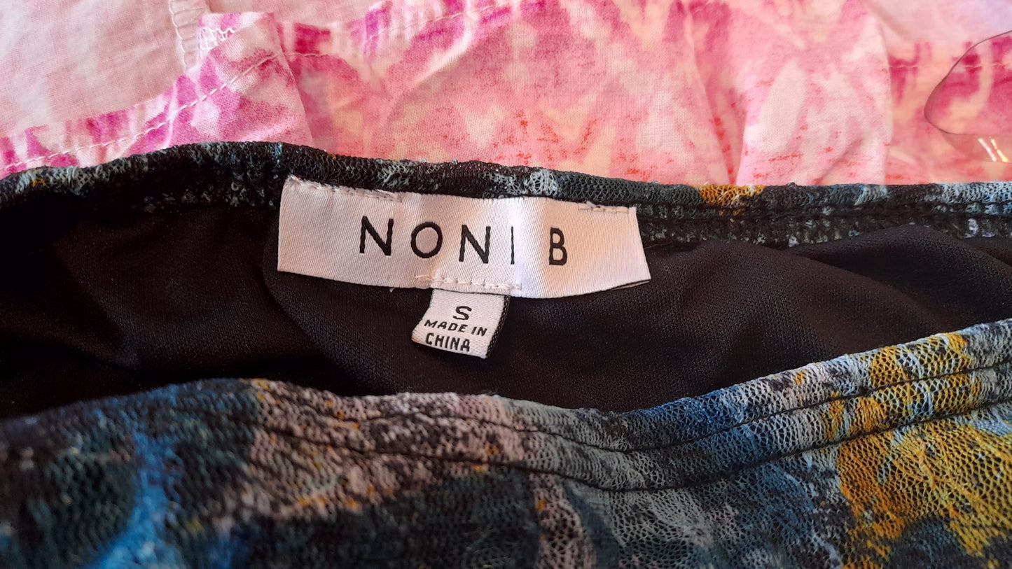 Skirt - Noni B Blue Spot Boho Size S/10