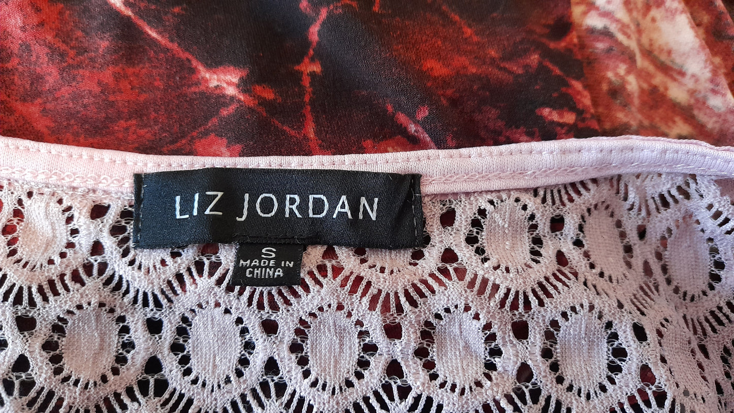 Top - Liz Jordan Pink Lace Top. Size S/10