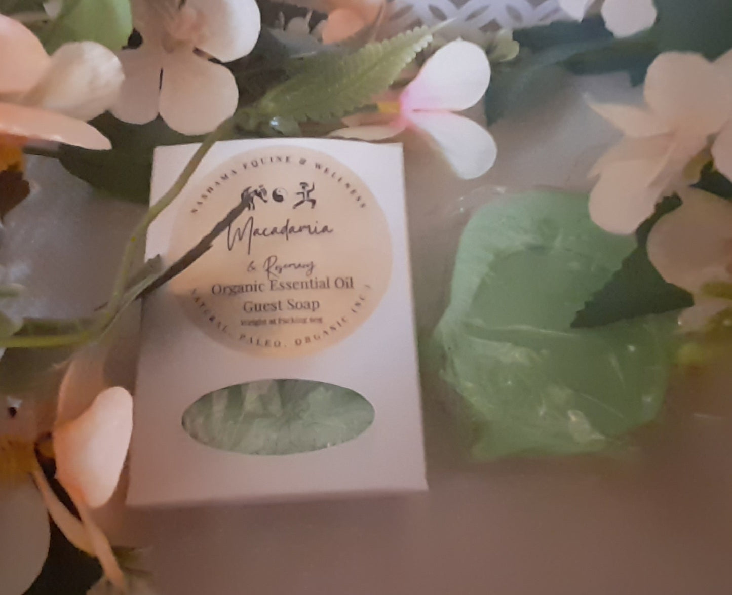 Macadamia & Rosemary Essential Oil Guest Soap