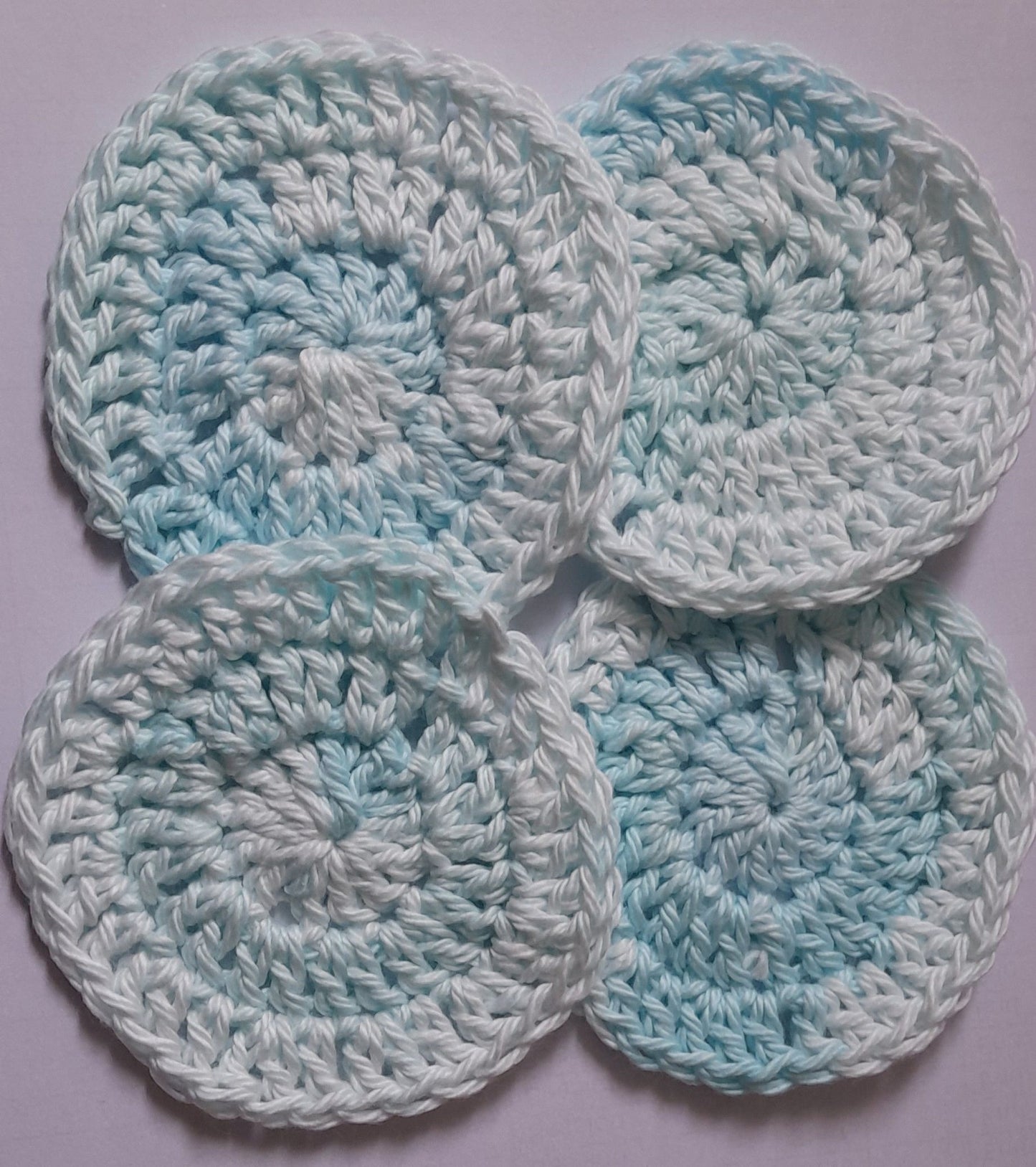 Cotton Face Scrubbies (Make Up Wipes) - 4 Pack