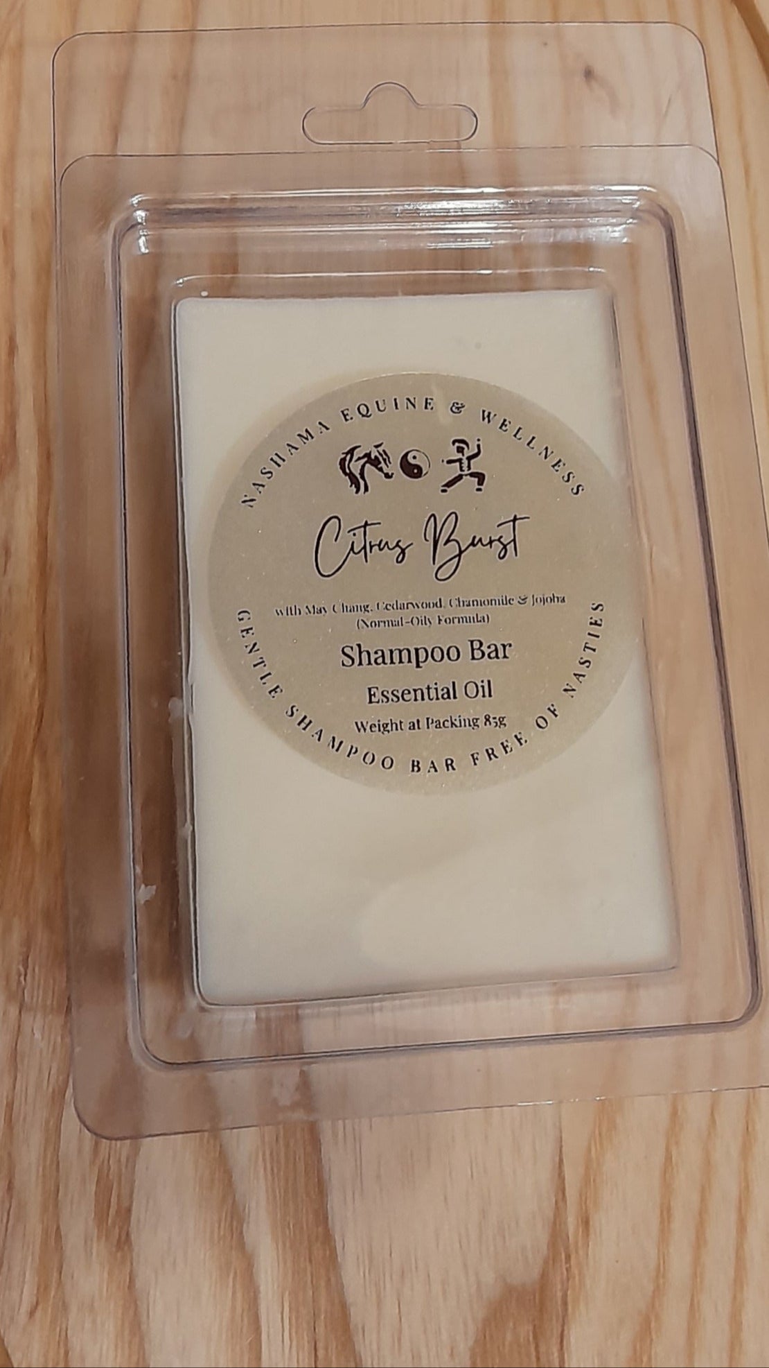 Citrus Burst Paleo Shampoo Bar for Oily, fine hair