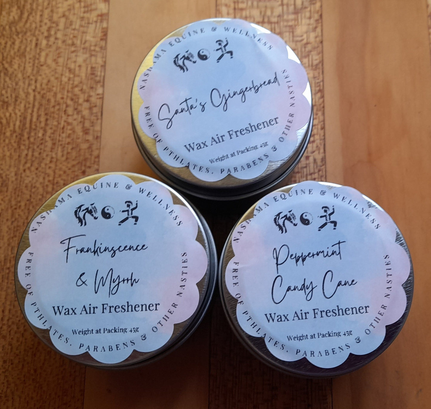 No Nasties Natural Wax Air Fresheners 45g - Christmas Edit