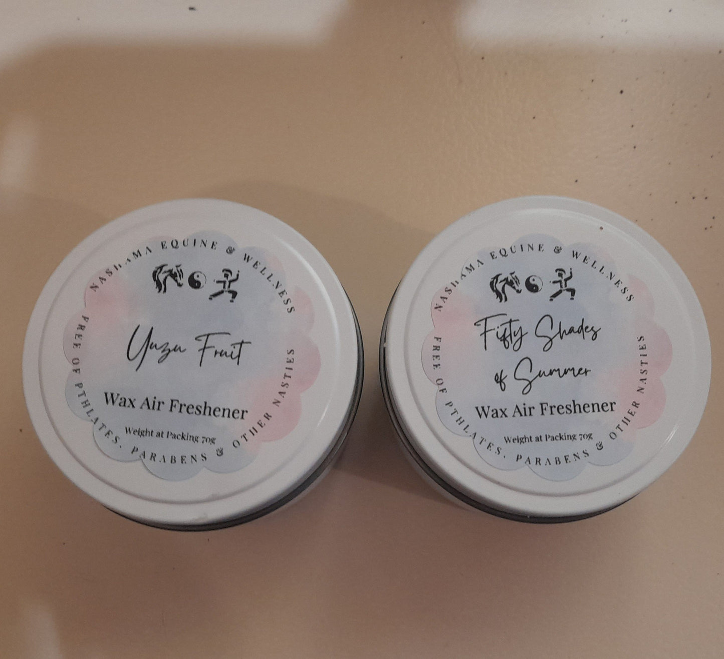 No Nasties Natural Wax Air Fresheners 70g - Summer Edit