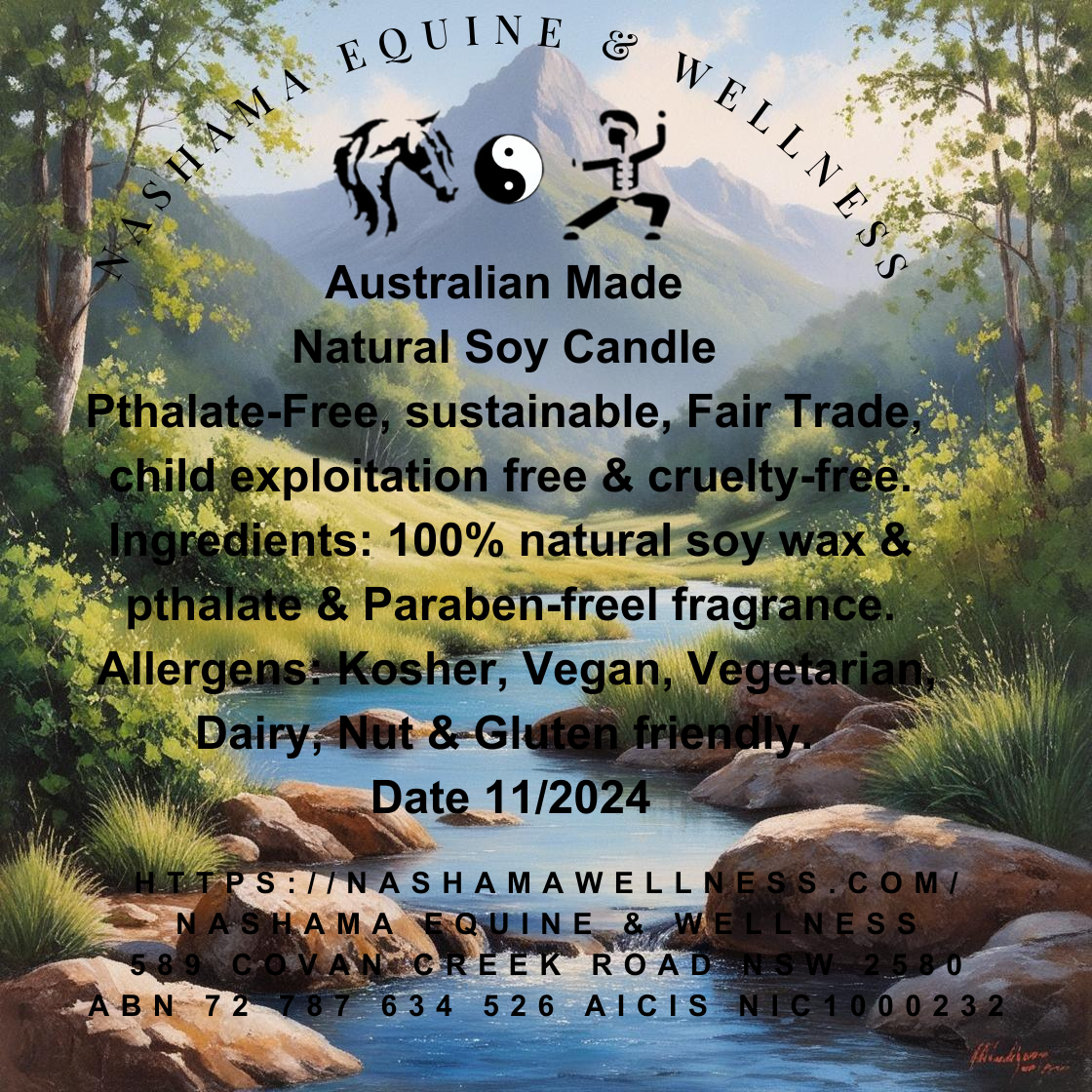 EcoJar Pure Soy Candle - Mountain Creek