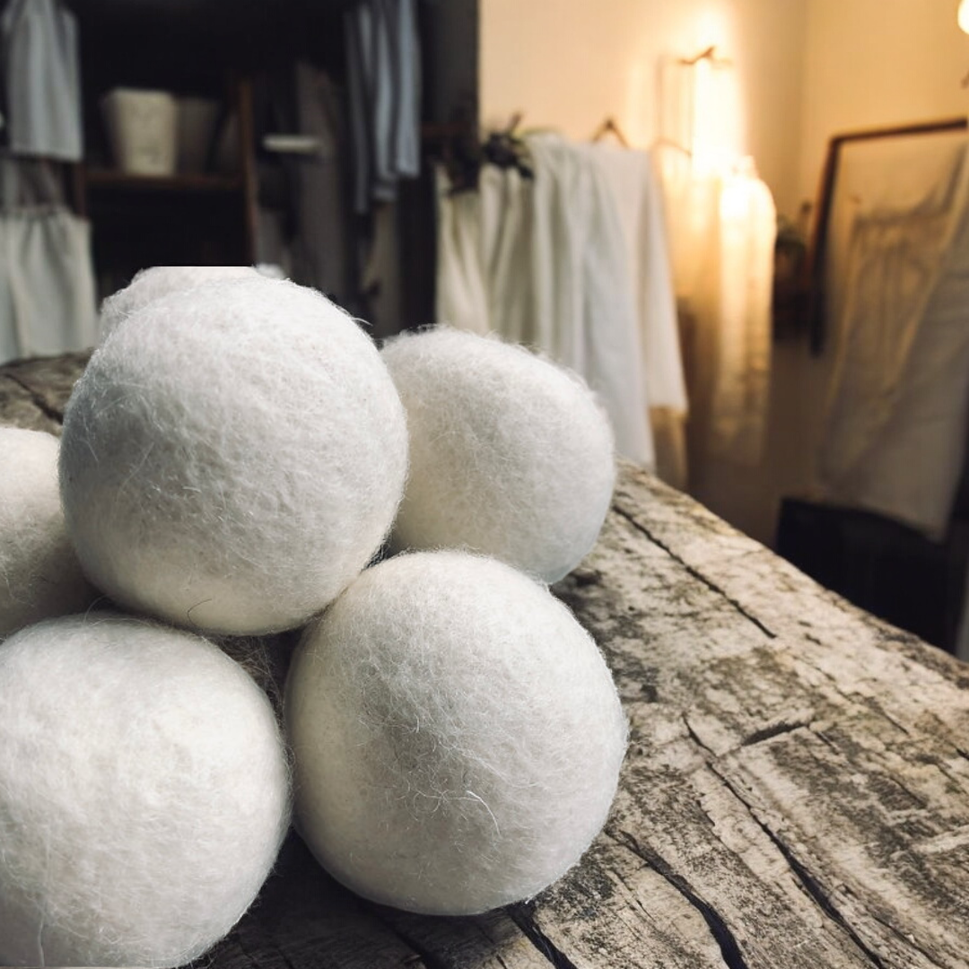 Lil'Bit Better Wool Dryer Balls (6) - 100% NZ Merino