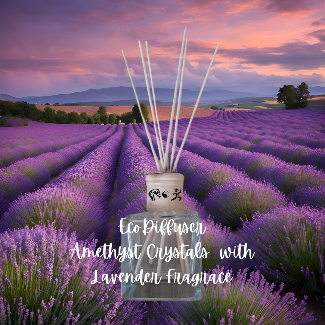 Crystal Diffuser with Amethysts & Lavender Fragrance