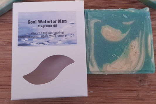 Cool Water for Men Fragrance Oil Soap