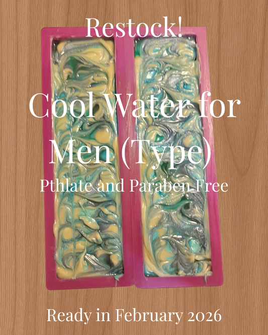 Cool Water for Men Fragrance Oil Soap