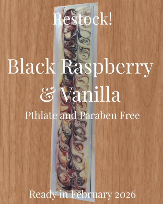 Black Raspberry & Vanilla Fragrance Oil Soap