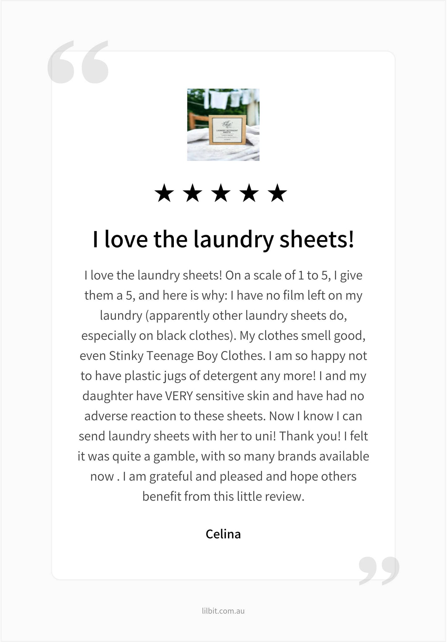 Lil'Bit Better Laundry Detergent Sheets - Fresh Linen (40) Plant Based