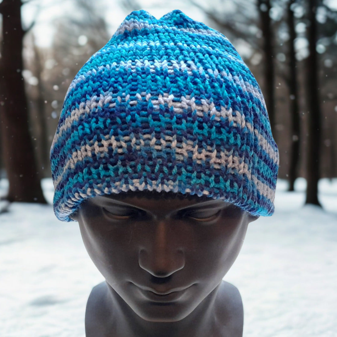 Winter Unicorn Knitted Beanie M Adult - 100% Acrylic