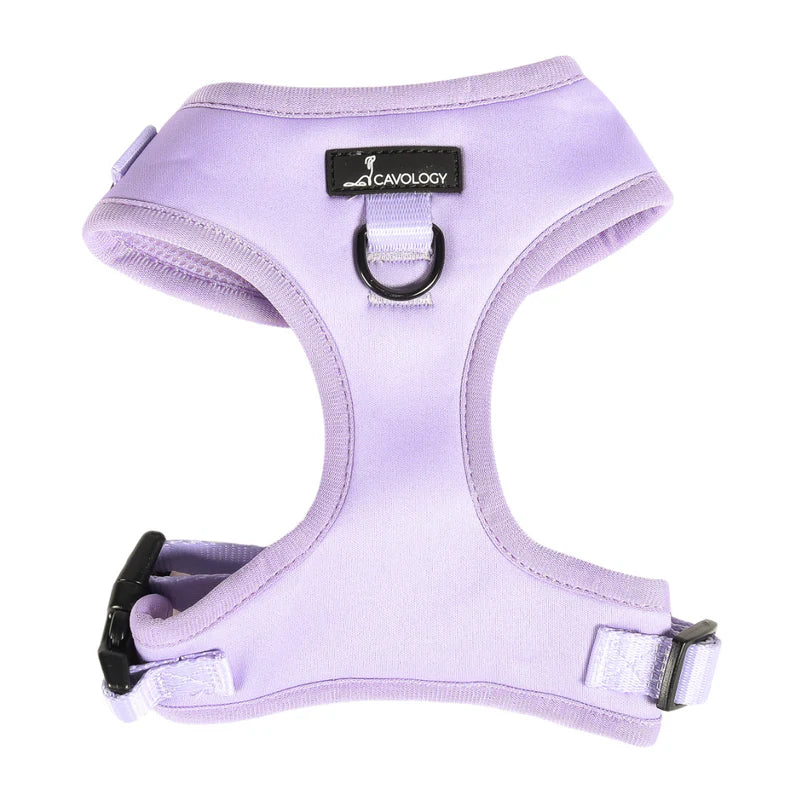 CAVOLOGY DOG HARNESS ADJUSTABLE NECK - Lavender L